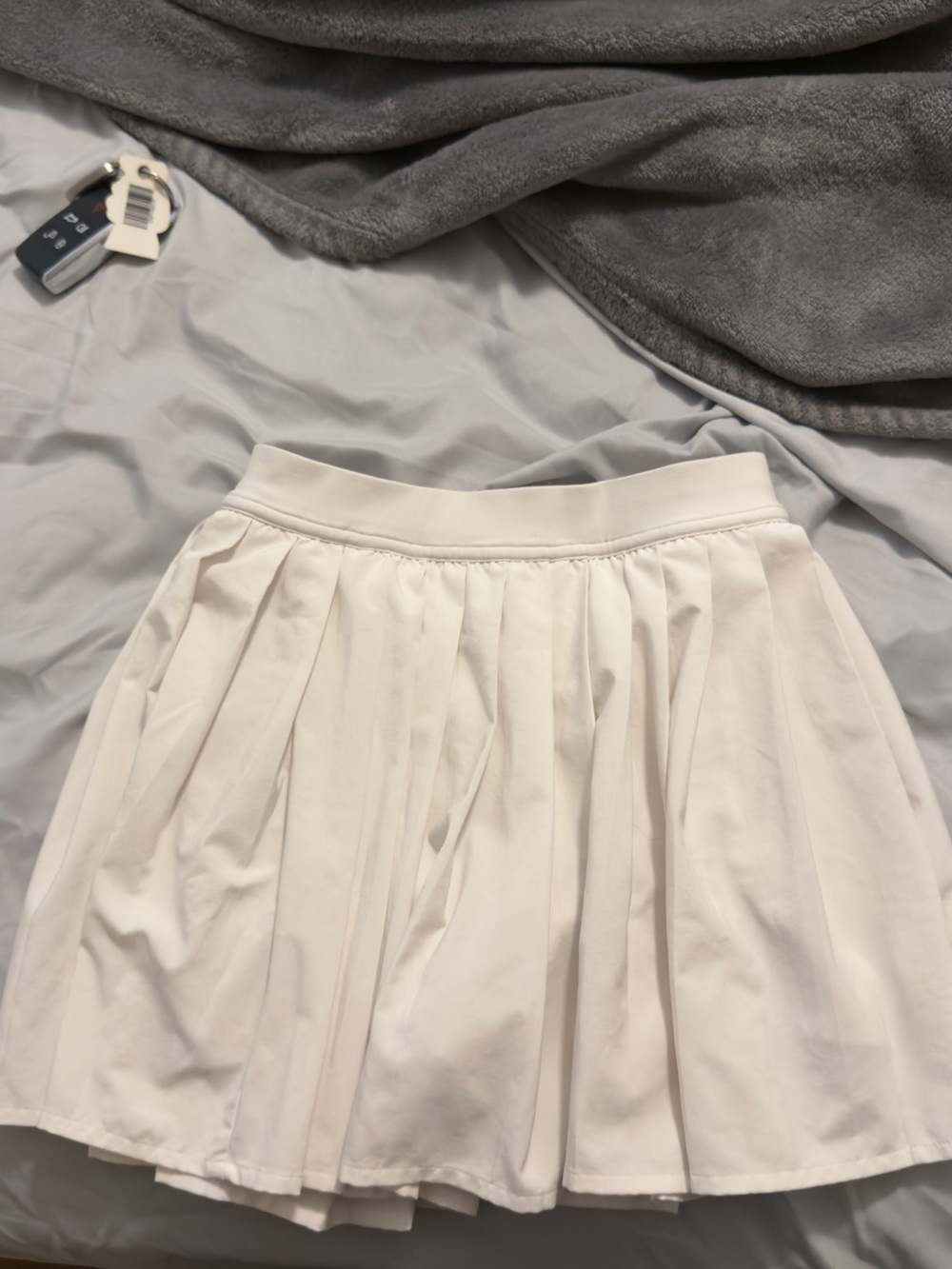 Classic White Pleated Skirt - Women